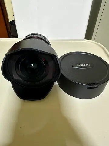 SANYANG Wide-Angle Lens with Cap and Bag for Sale