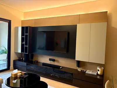 Modern Entertainment Center with Sleek Design