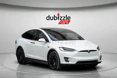 AED 1406/month | 2019 Tesla Model X 100D | GCC Specs | Ref#401525