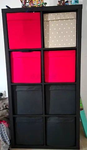 Open cupboard