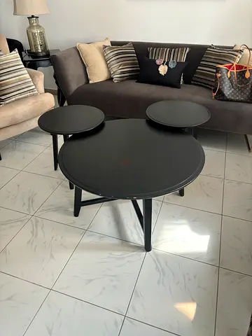 Stylish Black Nesting Tables for Sale