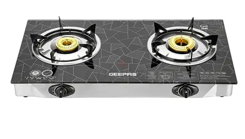 Efficient Geepas Double Burner Gas Stove