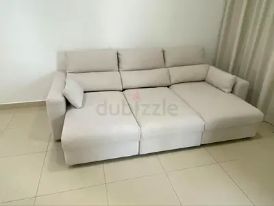 Perfect Condition Ikea Eskelstuna Sofa Bed with Storage beige