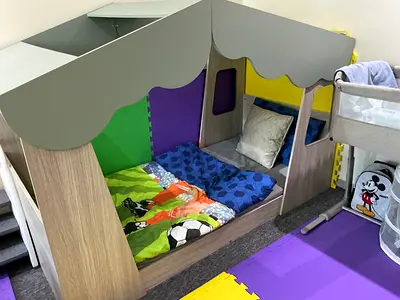 Charming Kids Bed Frame with mattress