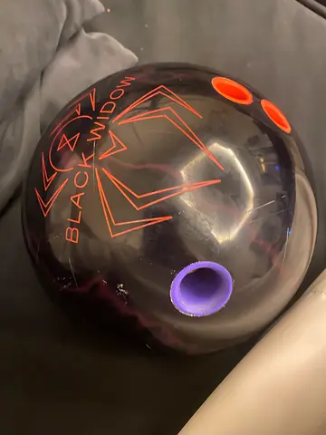 High-Quality Bowling Ball - Black Widow Series
