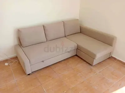 Comfortable L-Shaped Sofa with Storage