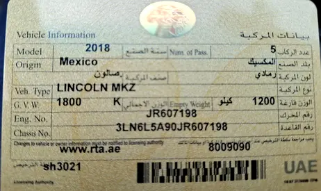 2018 Lincoln MKZ 照片 16
