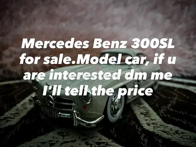 Collectible Model Car: Mercedes Benz 300SL