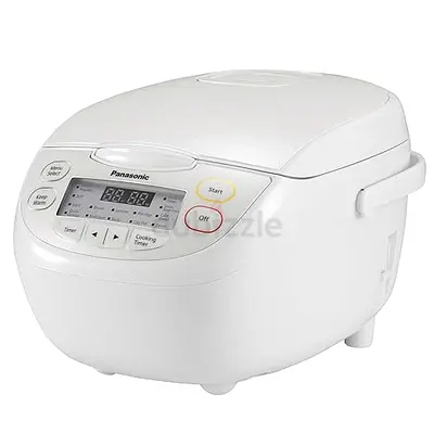 Panasonic 5 Cup (Uncooked) Rice Cooker with Pre-Programmed Cooking Options for Brown Rice, White Ric