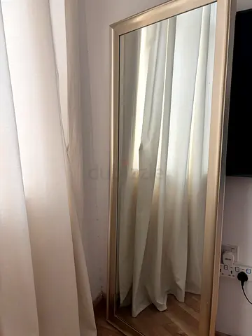 Elegant Full-Length Mirror with Stylish Frame