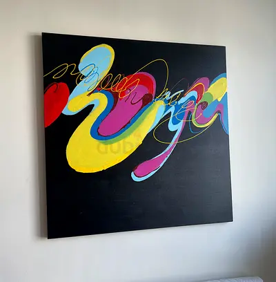 Vibrant Abstract Art Painting