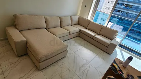 Ikea kivik ushape sofa beige