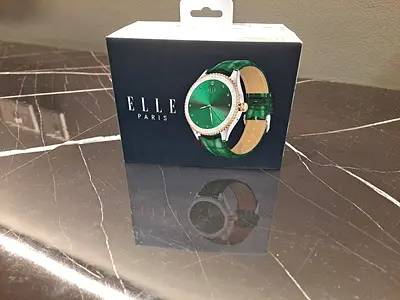 Chic Elle Paris Green Watch for Sale