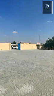 For sale in Sharjah, Al Sajaa area: A plot of land measuring 22,000 sq ft. Corner plot on two street