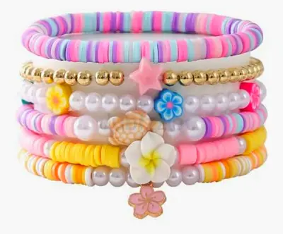 Colorful Beaded Bracelet Set