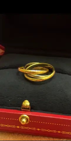 18karat gold Ring Cartier Brand purity .750
