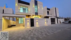 Modern villa with a distinctive contemporary design and high-end finishing, located on a main street