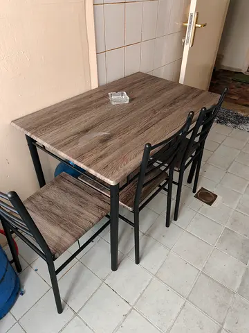 Practical Dining Table Set with Chairs