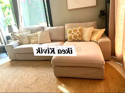 Selling  High Quality Ikea Kivik L Shape Sofa Beige