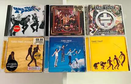 6 Take That Music CD’s