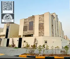 🏠 Villa for rent in Al Amrah, Ajman - 6 master bedrooms, majlis, living room, and maid's room