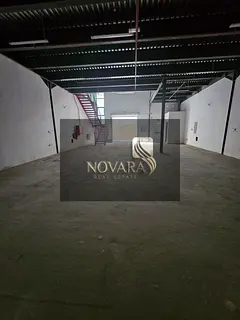 3400 sq ft warehouse with two mezzanines in Al Jurf Industrial Area 1, 36KW electricity and two inte