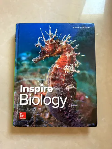 Mcgraw hill Inspire Biology book textbook