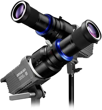 Bowens Mount Snoot Spotlight Gobo Projector, Compatible with Aputure, Includes 5 Colour Filters