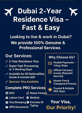DUBAI RESIDENCE VISA SERVICES