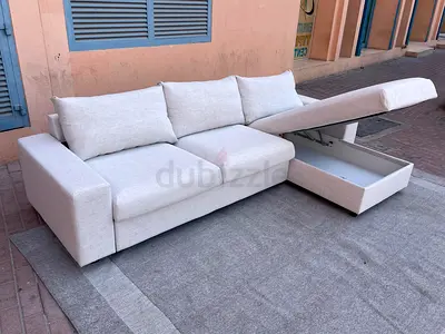 Like new Ikea Vimle L Shape Sofa Bed with Storage