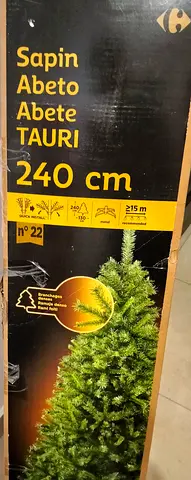 Artificial Christmas Tree - 240 cm Tall excellent quality --- urgent sale only one piece available.