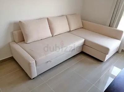 Ikea sofa cum bed with storage l shape