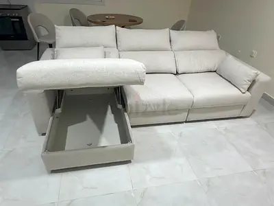 As New ikea Eskiltuna L Sofa Bed with Storage