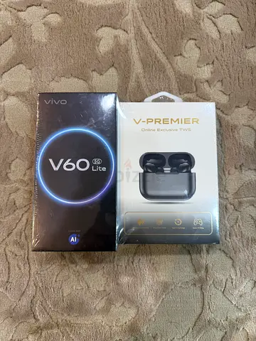 Vivo V60 Lite 256 GB with V-Premier Earbuds for Sale