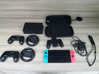 Nintendo Switch Oled with accessories