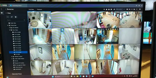Cctv camera installation
