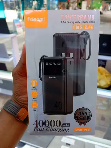 Fonenmi 40000mAh Power Bank - Fast Charging for All Your Devices
