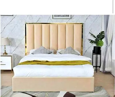 King size luxury brand new bed with spring mattress for sell
