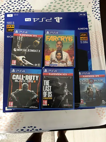PlayStation 4 Pro Bundle with Popular Games