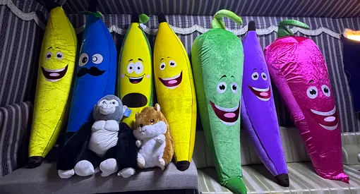 For Sale – Giant Plush Toys (Bananas  Peppers) ️