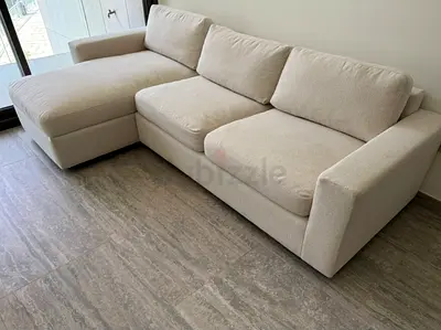 West Elm L Shape Sofa Bed with Storage
