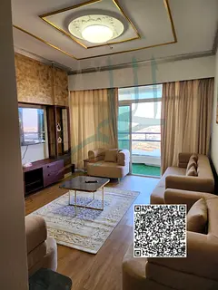 2 BHK 3 bathrooms balcony, and a stunning view of Ajman Creek for sale Area: 150 square meters