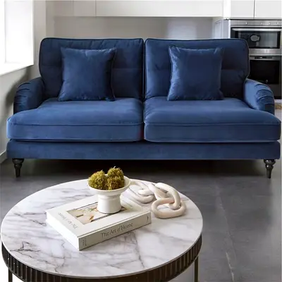 Stylish Navy Blue Sofa for Your Living Space
