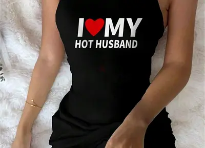 Sassy I Love My Hot Husband Dress