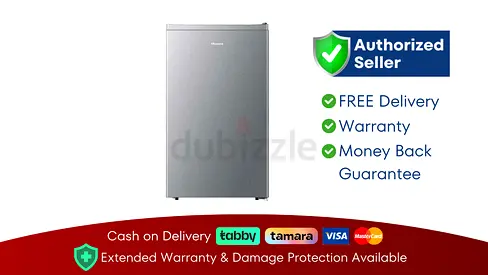 Refrigerator 122L Hisense Single Door - Brand New | 1 Year Warranty | FREE Delivery