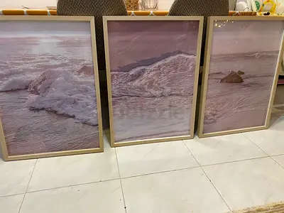 Set of 3 Beautiful Beach Art Prints