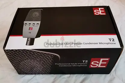 SE Electronics T2, Multi Pattern Large Diaphragm Condenser XLR Microphone