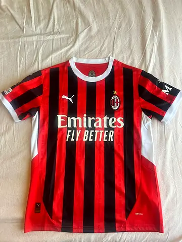 Puma Mens AC Milan 24/25 Home  Football Jersey.