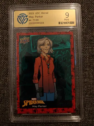 2023 UDC Marvel May Parker Limited Edition #77/99 Card - Mint Condition