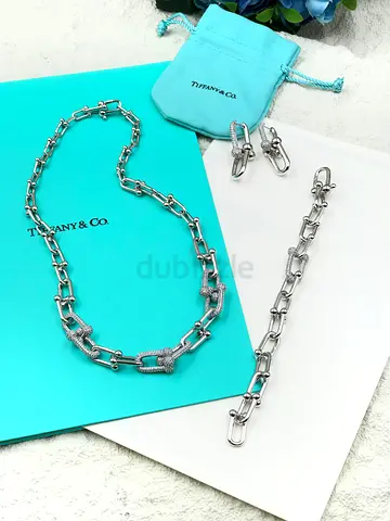 Tiffany  Co. Silver Hardware links full Set